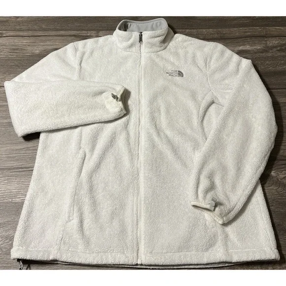 The North Face Women's Osito Full Zip Fleece Jacket Size XL in Moonlight Ivory - Picture 2 of 16